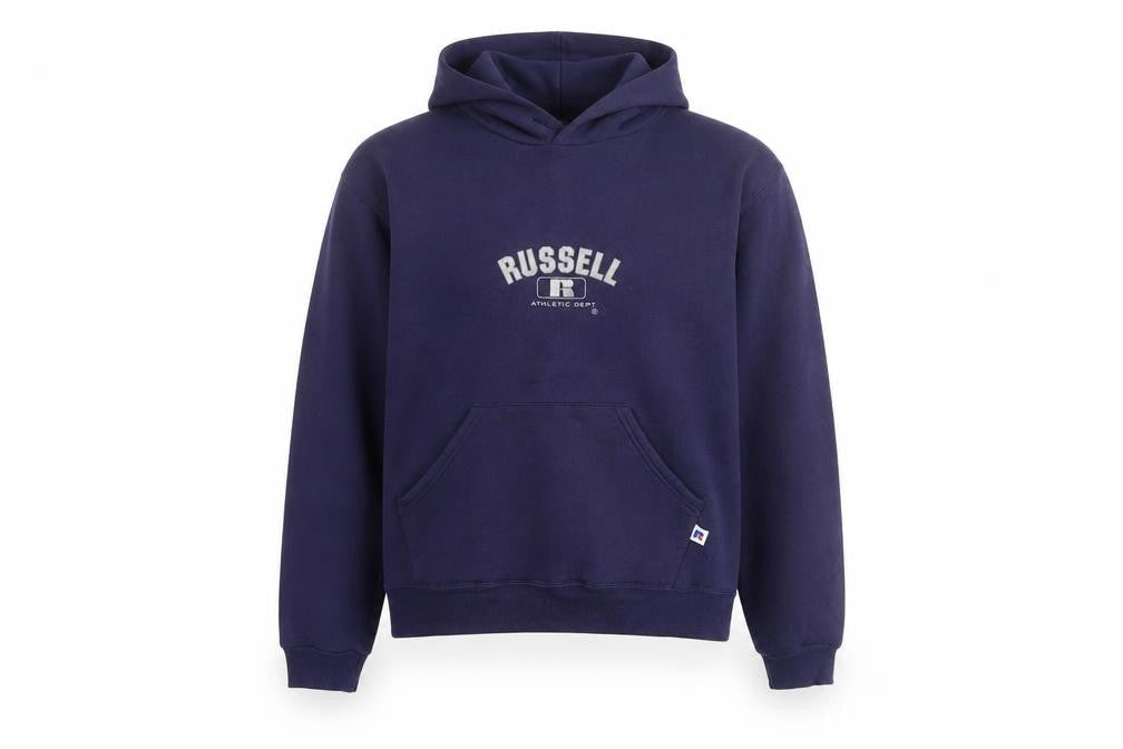 Russell Athletic Boys Blue XL Pullover Hoodie with Logo