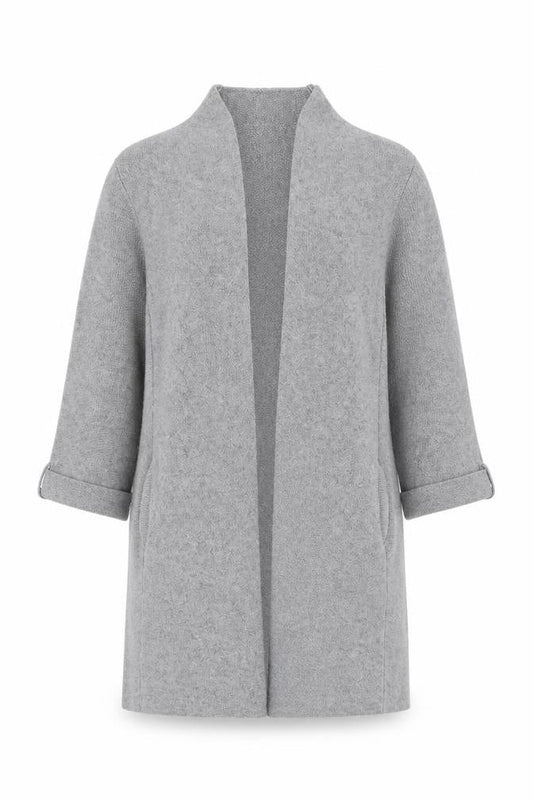 Front view of Principles Women's Grey Cardigan, size 10