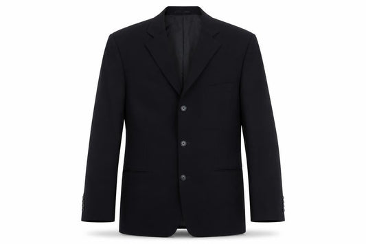 Armando Men's Black Blazer, Size 40R, Wool Blend