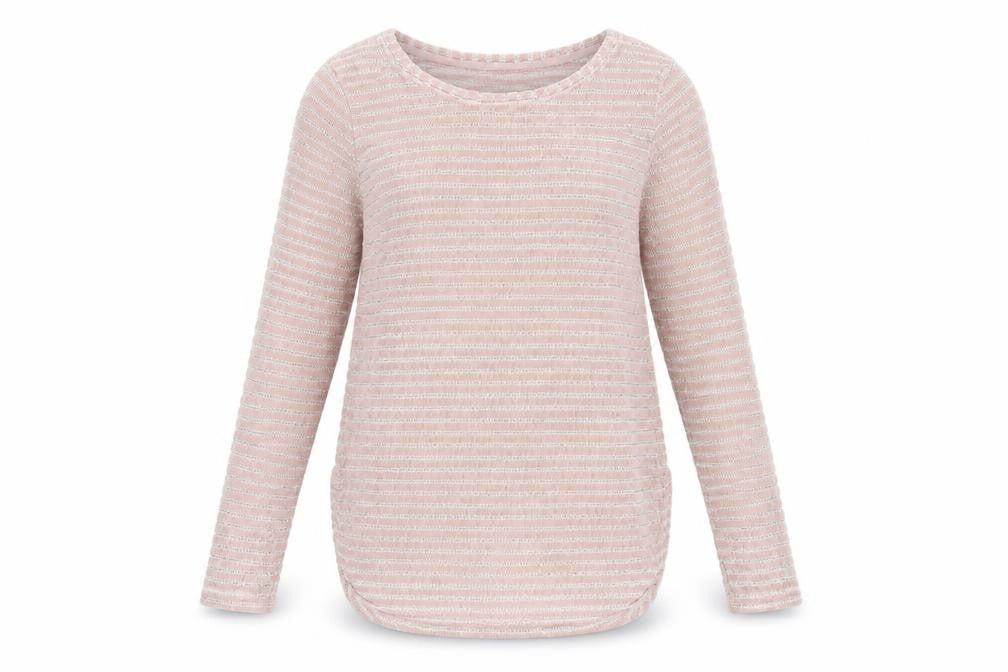 Next Women's Pink Striped Pullover Jumper, Size 8