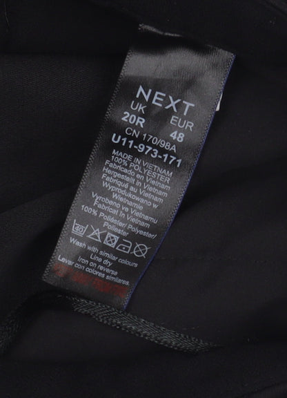 Next Women's Black Dress Pants Size 20 Belted Business