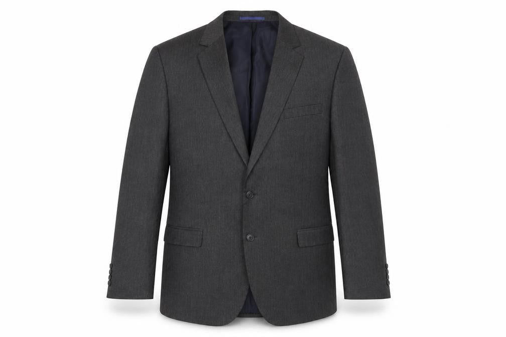 Marks & Spencer Men's Grey Long Suit Jacket, 46L