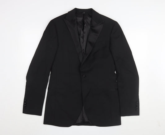 Marks and Spencer Men's Black Suit Jacket 36R