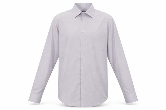 Calvin Klein Men's Purple Check Button-Up Shirt - L