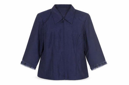Sag Harbor Women's Blue Blazer Size 8 Petites