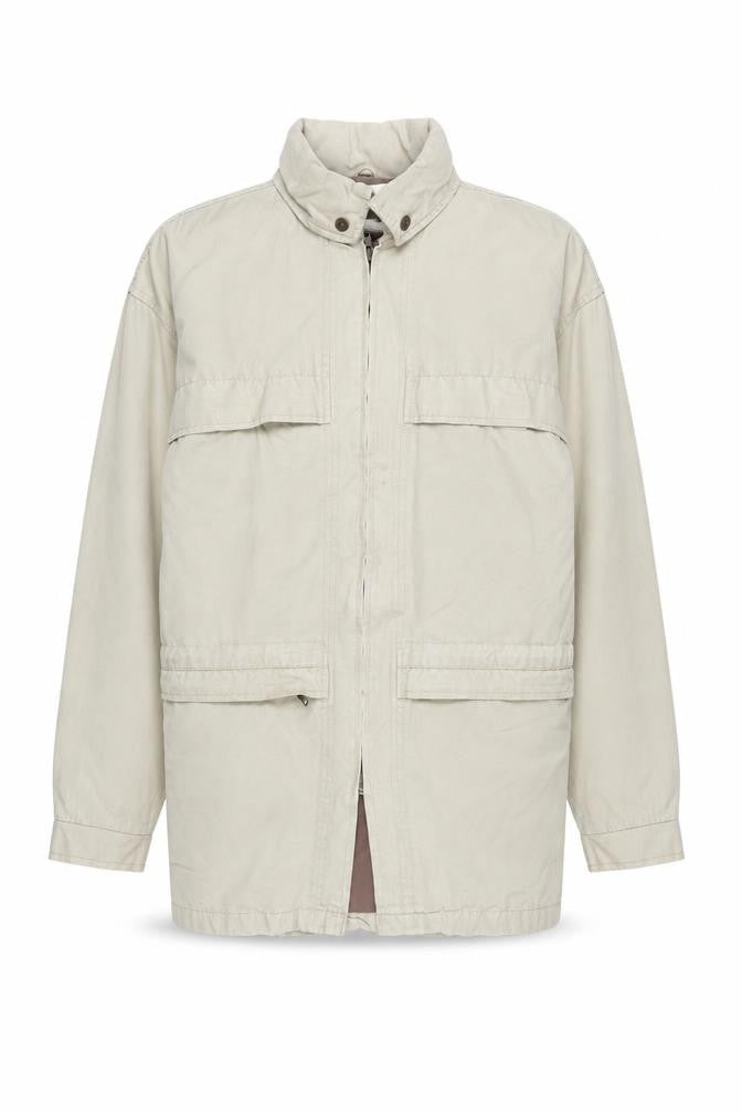 Falls Creek Beige Men's Small Stand-Up Collar Jacket