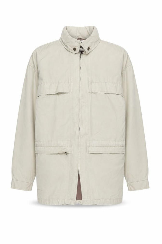 Falls Creek Beige Men's Small Stand-Up Collar Jacket
