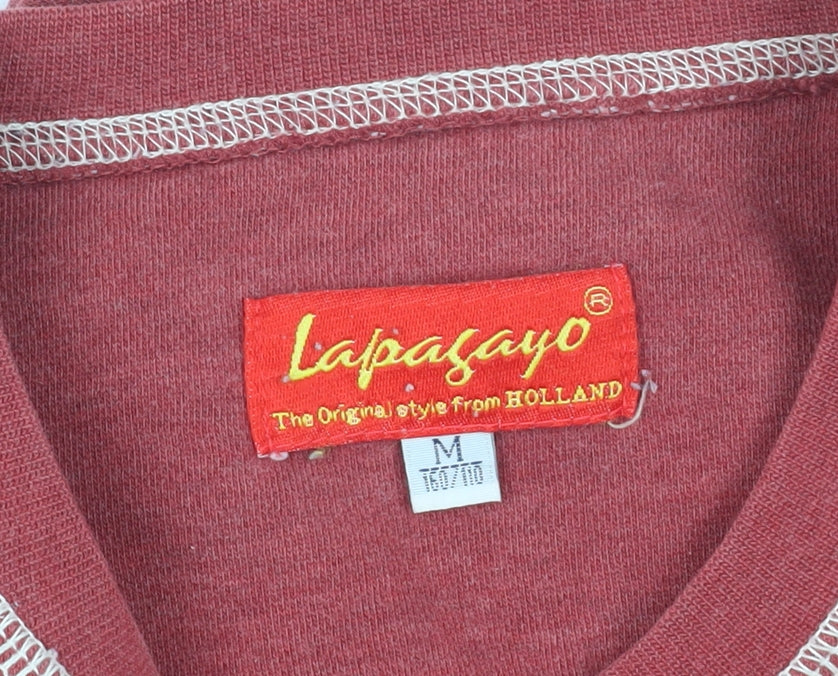 Lapasayo Red Cartoon Pullover Sweatshirt M Unisex Adults