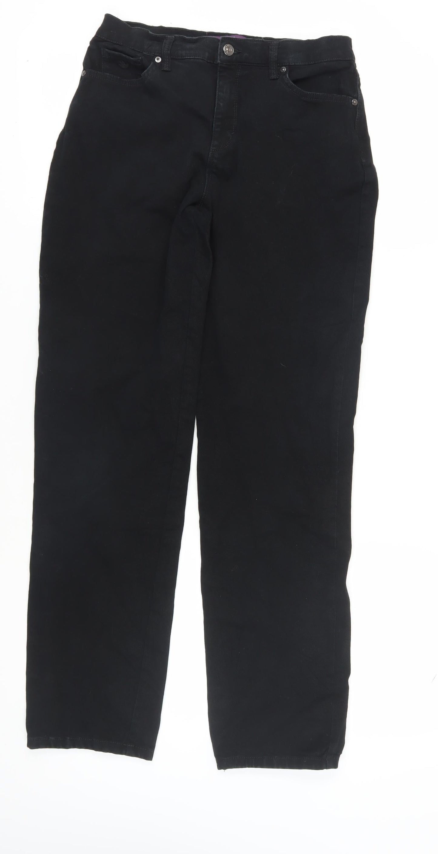 Gloria Vanderbilt Women's Black Straight Jeans Size 6