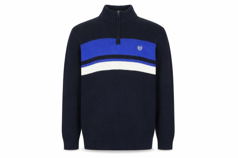 Chaps Men's Blue Cotton Pullover Jumper L