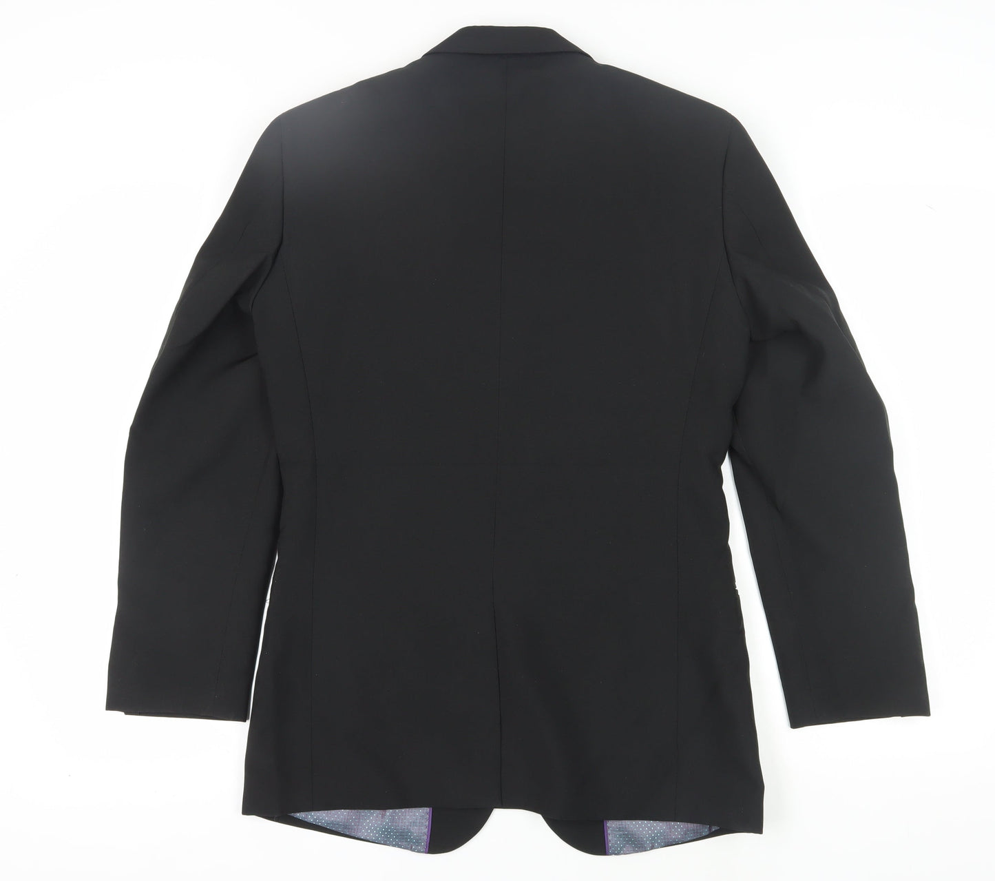 Ciro Citterio Men's Black 36 Regular Fit Blazer