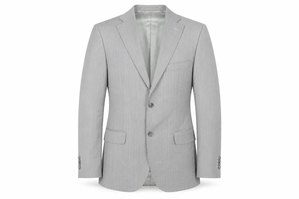 Antich England Men's Grey Wool Blazer Size 38R