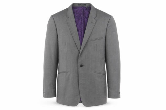 Ted Baker Men's Grey Blazer, Size 40R, Wool-Silk
