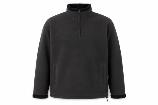 Trader Jeans Company Black Men's 1/4 Zip Sweatshirt L