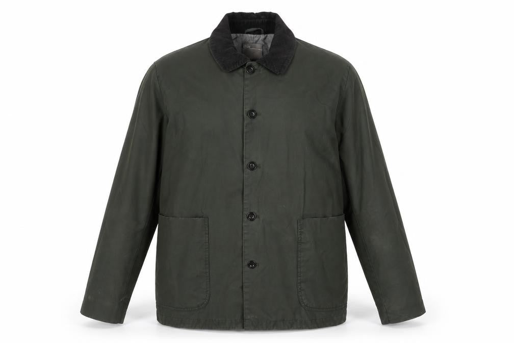 ASOS Men's Green XL Mid-Length Cotton Jacket
