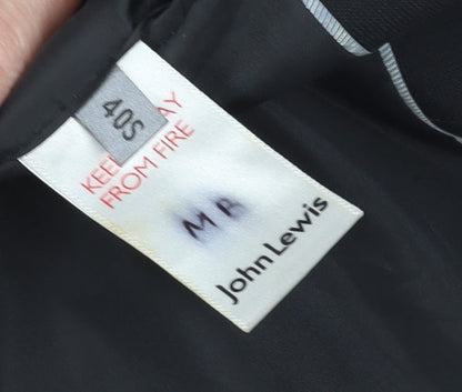 John Lewis Men's Black Blazer, Regular Fit 40S