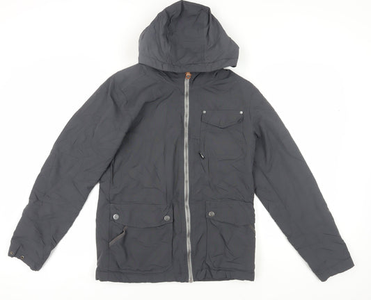 Bench Men's Grey parka Jacket Size S