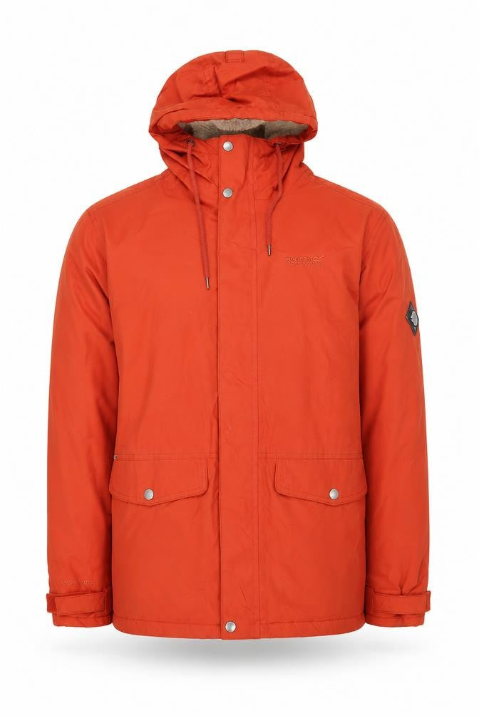 Regatta Men’s Orange Parka Jacket M Hooded Winter