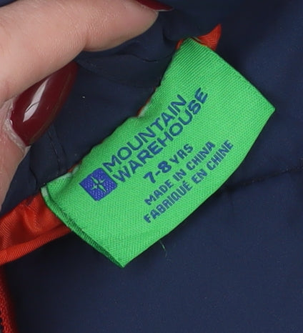 Mountain Warehouse Boys Blue Puffer Jacket 7-8 Years