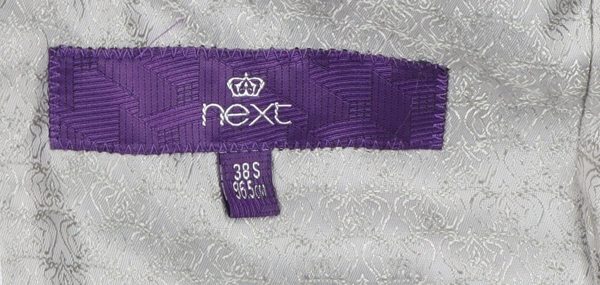 Next Men's Grey Blazer Single-Breasted 38S
