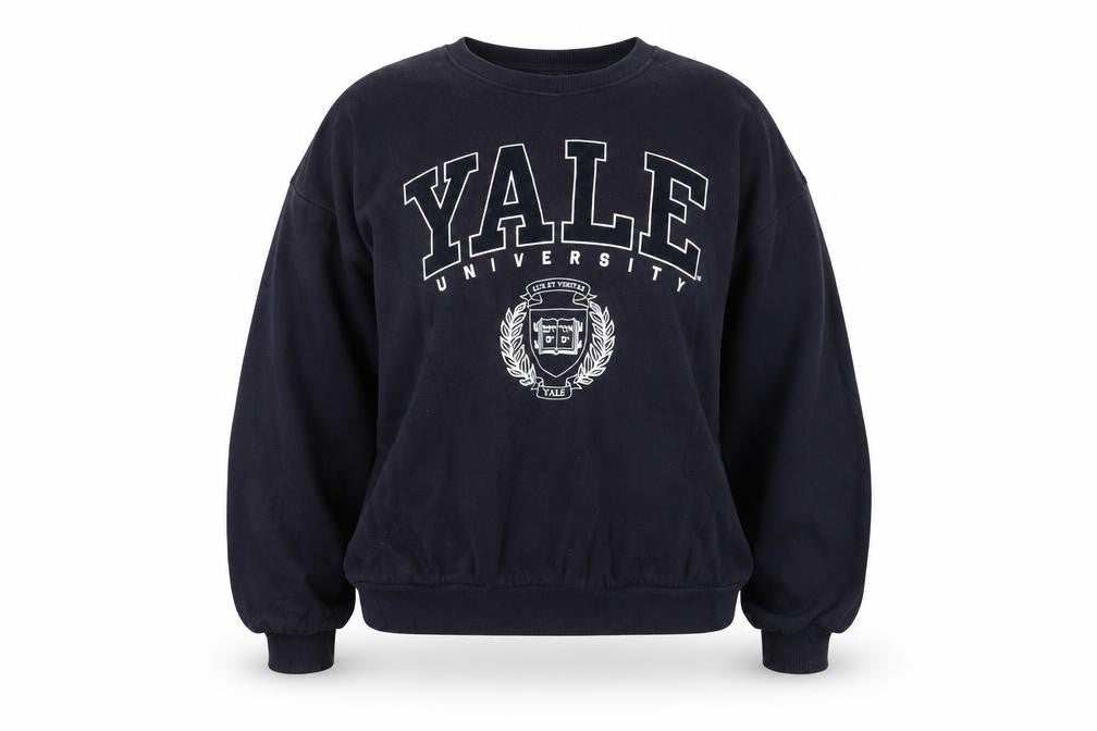 H&M Women's Black XS Pullover Yale Sweatshirt