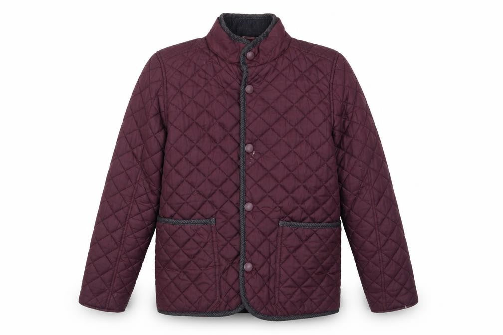 Next Boys Burgundy Quilted Puffer Jacket 12 Years