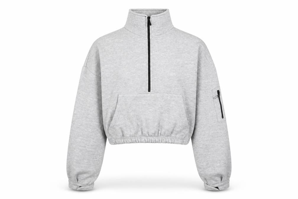 PrettyLittleThing Women's Grey Pullover Sweatshirt S