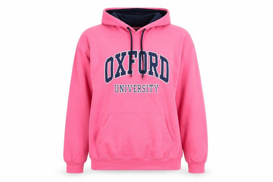 Oakridge Womens Pink Hoodie, Large, University Style