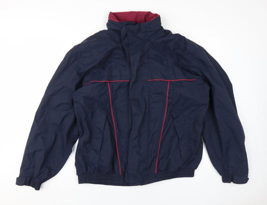Marks and Spencer Men's Blue Medium Windbreaker Jacket