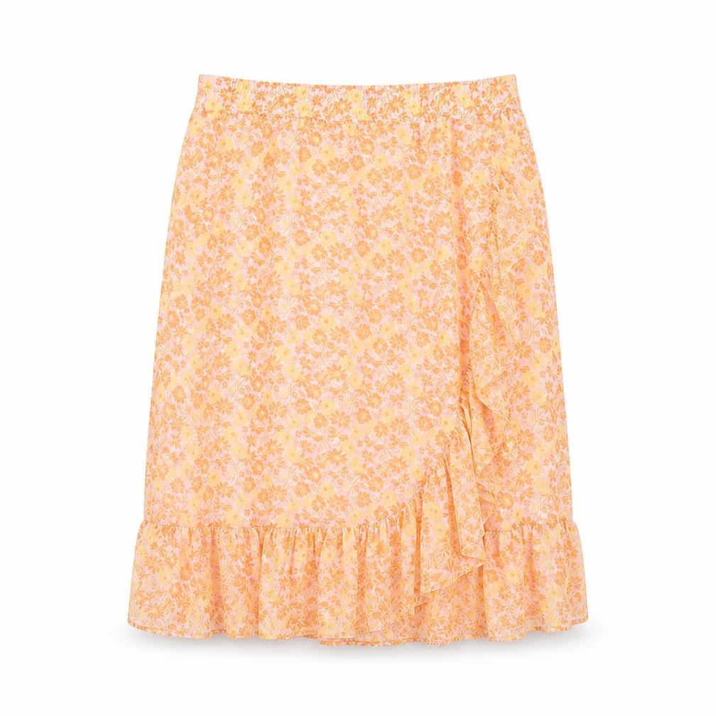JdY Women's Multicoloured Floral Skirt M
