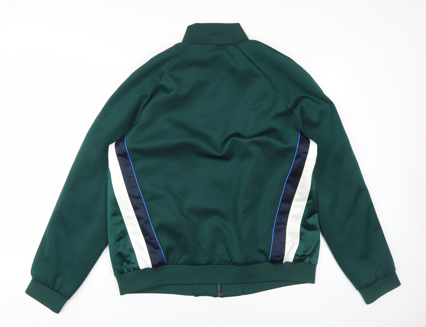 Topman Men's Green Bomber Jacket - Size L Casual