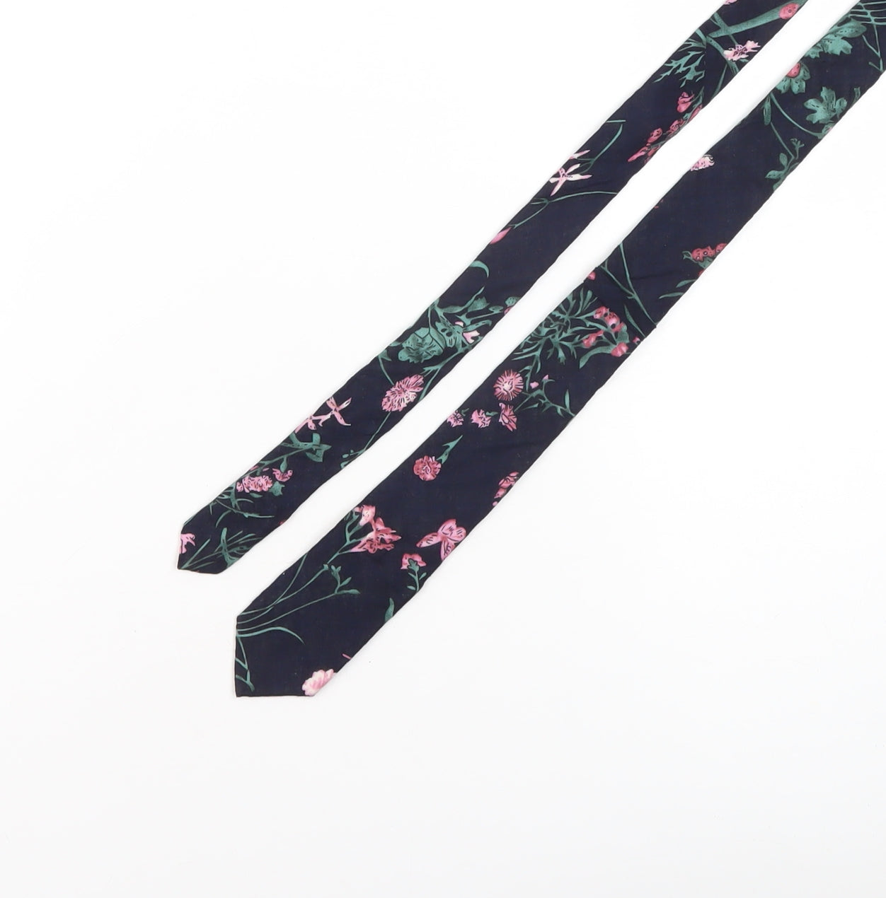 Red Herring Men's Floral Multicoloured Tie in Cotton Viscose