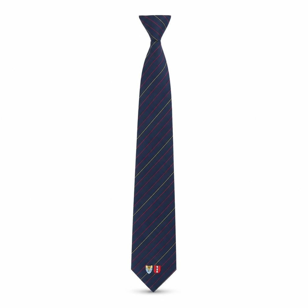Tootal Men's Blue Striped Polyester Travel Tie