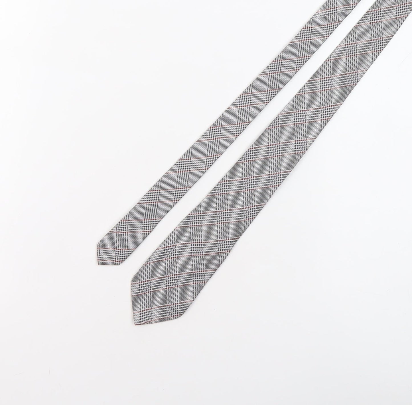 Baumler Men's Multicoloured Plaid Silk Tie
