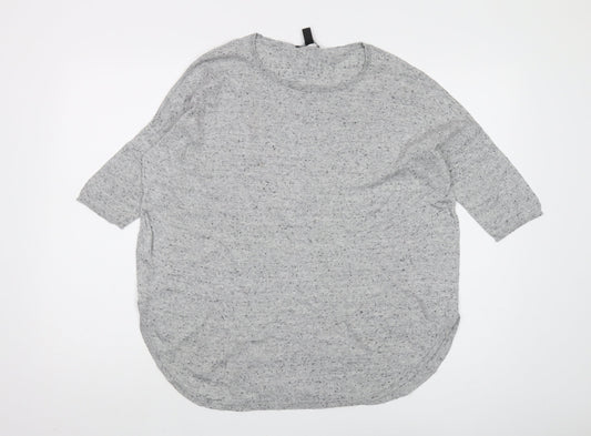 Mango Women's Grey Pullover  Jumper XS