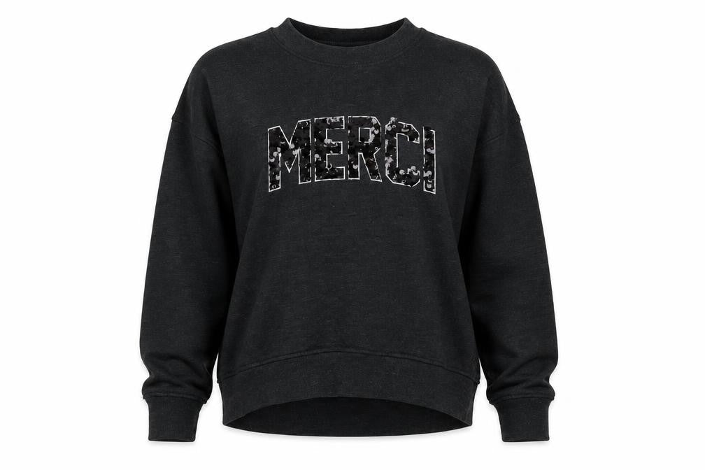 Next Petite Women's Black Pullover Sweatshirt XS
