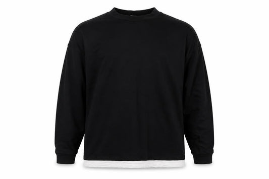 ASOS Mens Black Pullover Sweatshirt L Cotton