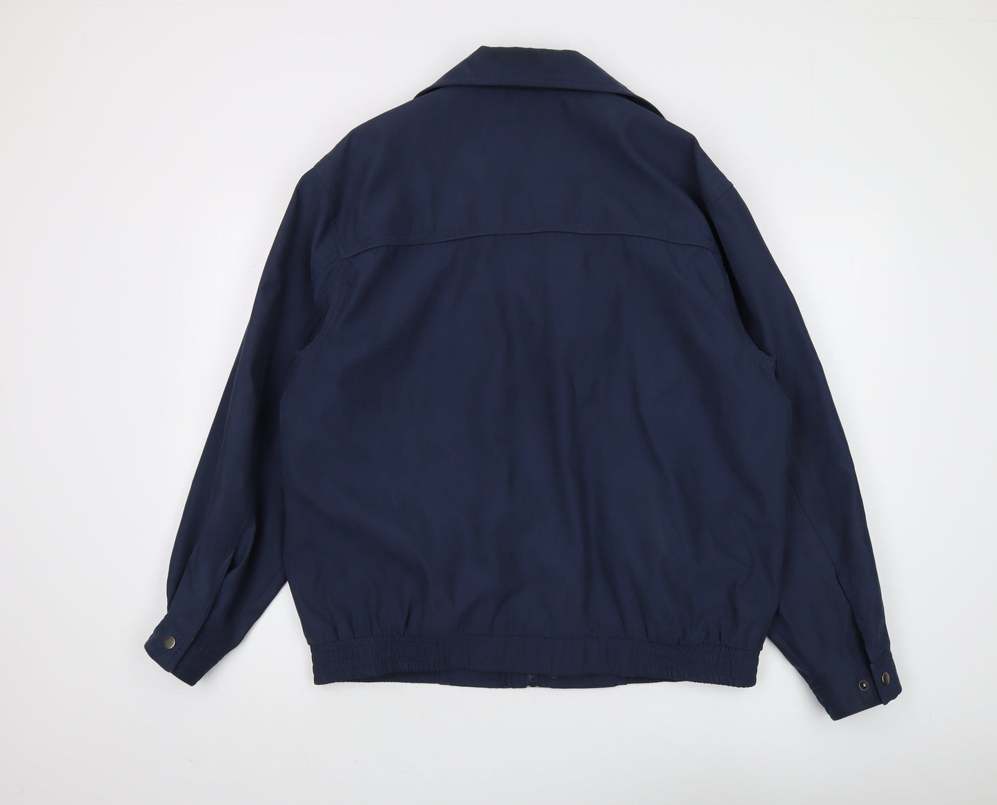 David Barry Men's Blue Windbreaker Jacket L
