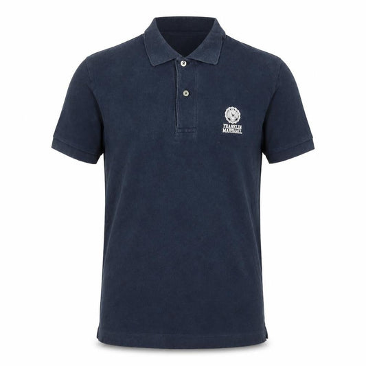 Franklin & Marshall Men's Blue Slim Fit Polo M