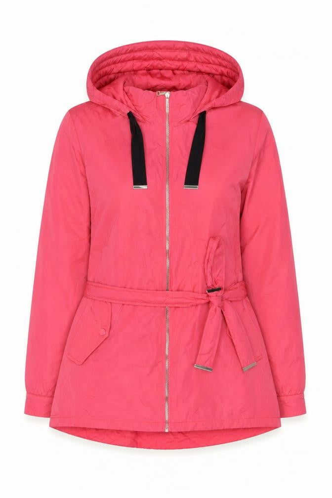 Next Women's Pink Anorak Jacket, Size 12, Hooded & Belted