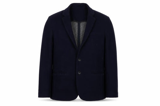 River Island Men's Blue Wool Blazer Size 44