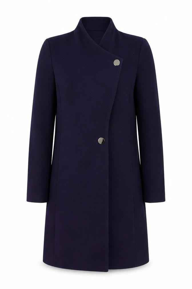 Marks & Spencer Women's Purple Long Overcoat Size 14