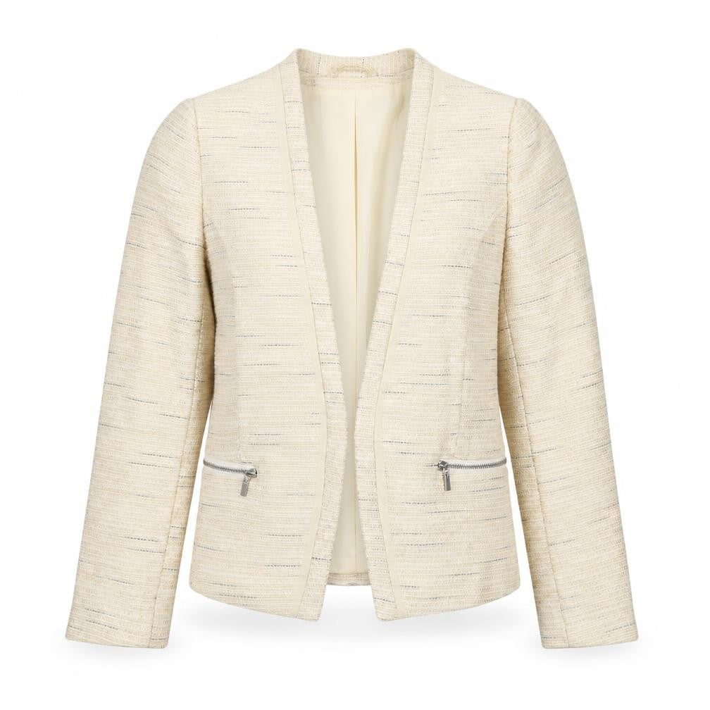 H&M Women's Ivory Blazer, Size 8, Regular Fit