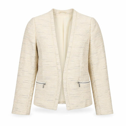 H&M Women's Ivory Blazer, Size 8, Regular Fit