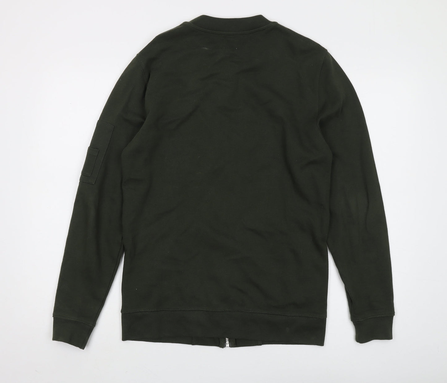 ASOS Men's Green Full-Zip Sweatshirt XS