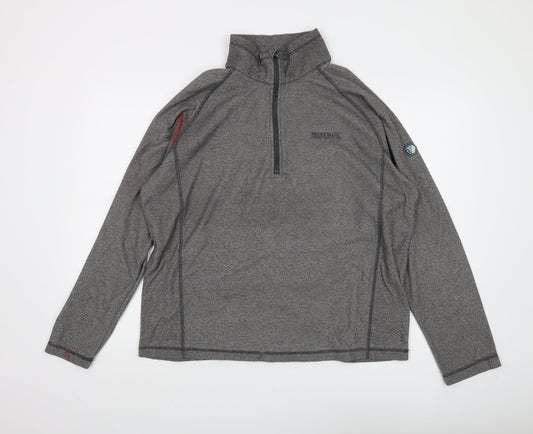 Regatta Men's Grey XL 1/4 Zip Sweatshirt