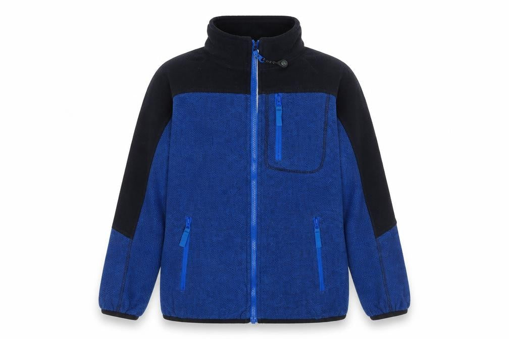 Crane Boys Blue Basic Jacket 9-10 Years Full Zip