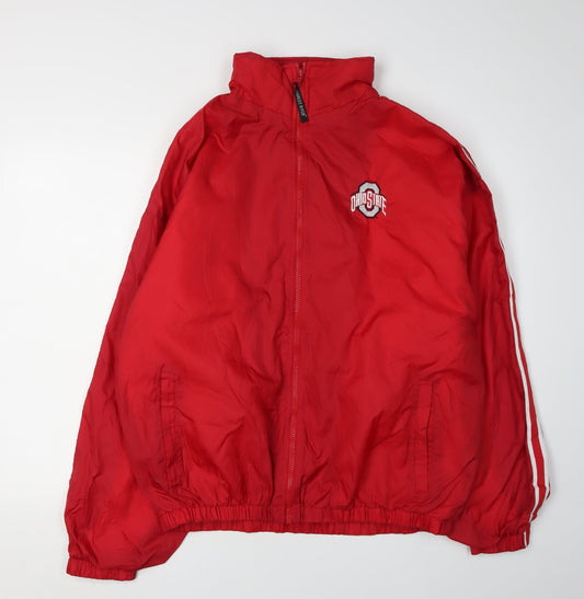 Charles River Men’s Red Windbreaker Jacket L