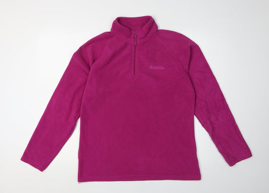 Mountain Warehouse Women's Purple Fleece Pullover UK 14