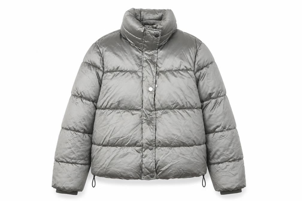 Label of Graded Goods Grey Women's Puffer Jacket Size 8